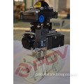 flange pph pneumatically actuated ball valves with positioner